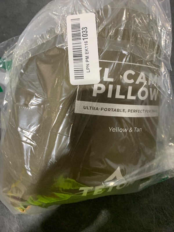 Photo 1 of TETON Sports Camp Pillow; Great for Travel, Camping and Backpacking; Washable, Green, 12 x 18 inches; 9.6 Ounces