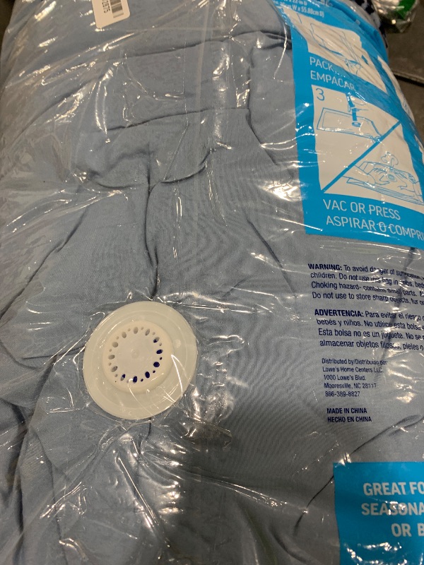 Photo 1 of Litanika Comforters Oversized King Size Grayish Blue,3 Pieces Lightweight Solid Bedding Set & Collections, All Season Fluffy Bed Set (120x98In Comforter & 2 Pillowcases)