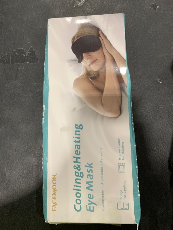 Photo 1 of Cooling Eye Mask for Puffiness, Dark Circles - Cold Compress for Puffy Eyes Migraines Headache After Surgery, Gel Ice Pack for Sleep, Apartment Home Office Travel Essentials(Black)