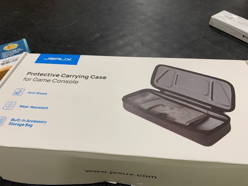 Photo 1 of JSAUX Carrying Case Compatible with Steam Deck/ROG Ally/Switch 2, Protective Hard Shell Carry Case Built-in Charger & Docking Station Storage, Portable Travel Bag for Steam Deck OLED/ROG Ally X