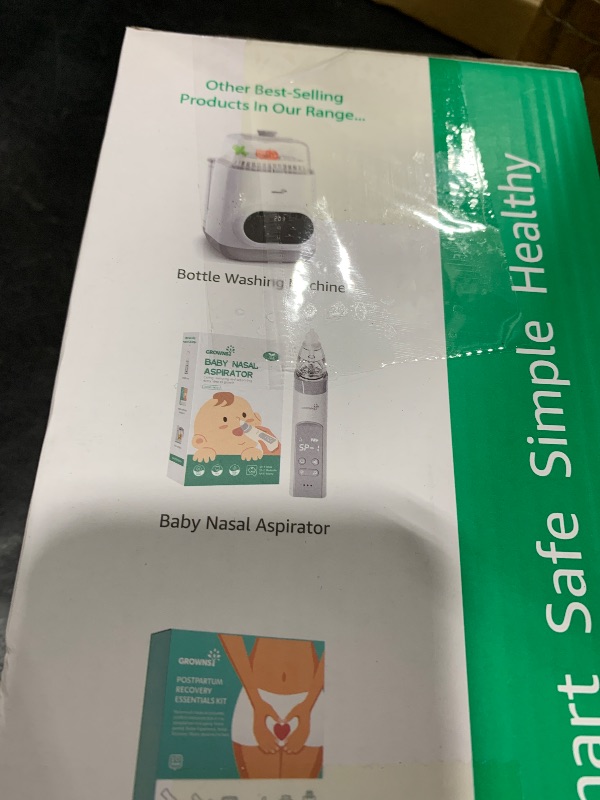 Photo 1 of Bottle Warmer, GROWNSY 8-in-1 Fast Baby Milk Warmer with Timer for Breastmilk or Formula, Accurate Temperature Control, with Defrost, Sterili-zing, Keep, Heat Baby Food Jars Function