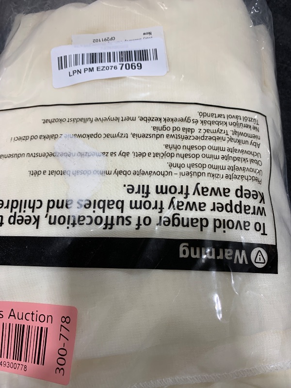 Photo 1 of 10ftx7ft Ivory Chiffon Backdrop Curtains, Wrinkle-Free Sheer Fabric Photo Drapes for Wedding Ceremony Arch Birthday Baby Shower Photography Stage Decor 5ft x 7ft, 2 Panel