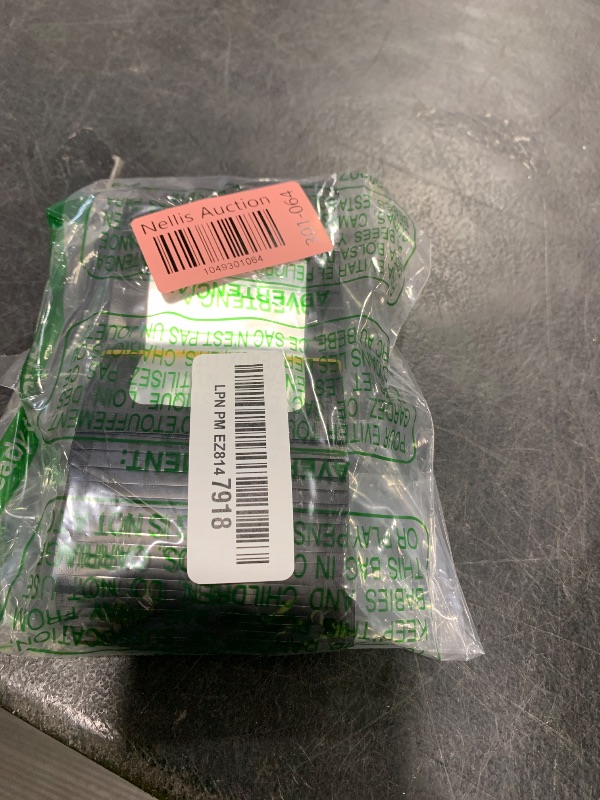 Photo 1 of 100 Pieces Resealable Mylar Bags with Clear Window Smell Proof Bags Packaging Bags Foil Pouch Zip Bag for Food Self Sealing Storage Supplies (Black, 2.75×3.93 inches)