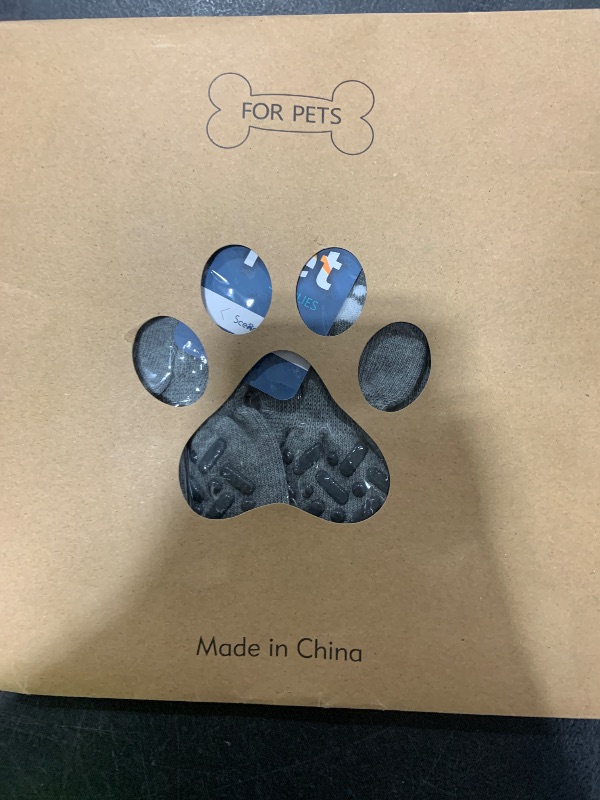 Photo 1 of SCENEREAL Dog Socks to Prevent Licking Paws for Hot/Cold Pavement, Anti Slip Long Dog Grip Socks for Hardwood Floors, Dog Shoes Booties&Paw Protector for Small Medium Large Senior Dog, Grey L