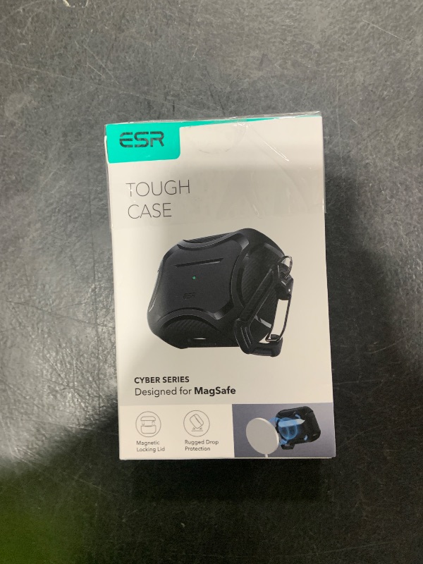 Photo 1 of ESR for AirPods Pro 2nd Generation Case, Compatible with Airpods Pro Case 2nd/1st Gen (2023/2022/2019), Compatible with MagSafe, Powerful Drop Protection, Magnetic Lid, Navy Blue