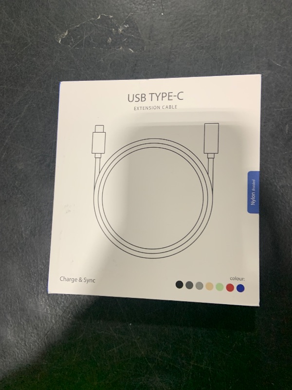 Photo 1 of Faracent USB C Extension Cable (20Gbps/240W/4.3FT/1.3M), USB 3.2 Type C 3.1 Male to Female Extension Charging & Sync for iPhone 16 15 Pixel PSVR2 MacBook Air Pro/New iPad Dell XPS Surface Book-Grey