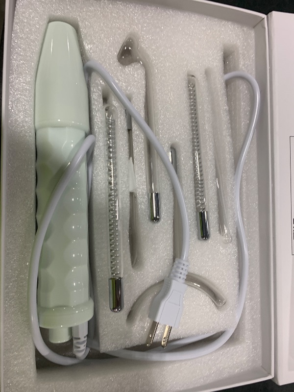 Photo 1 of NuDerma Clinical Skin Therapy Wand - Portable Skin Therapy Machine w 6 Fusion Neon + Argon Wands – Anti Aging - Clarifying - Skin Tightening & Radiance - Wrinkle Reducing