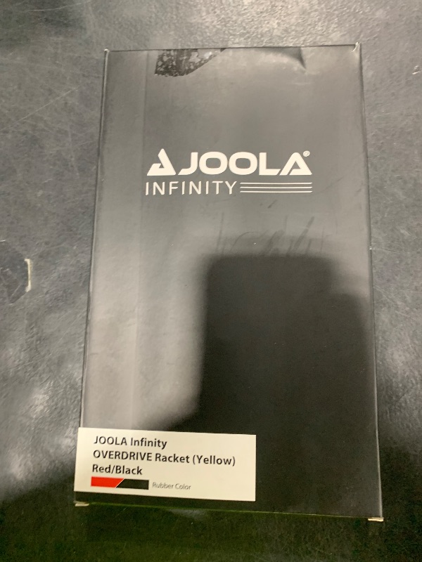 Photo 1 of JOOLA Infinity Overdrive - Professional Performance Ping Pong Paddle with Carbon Kevlar Technology - Black Rubber on Both Sides - Competition Table Tennis Racket for Advanced Training - Extreme Speed