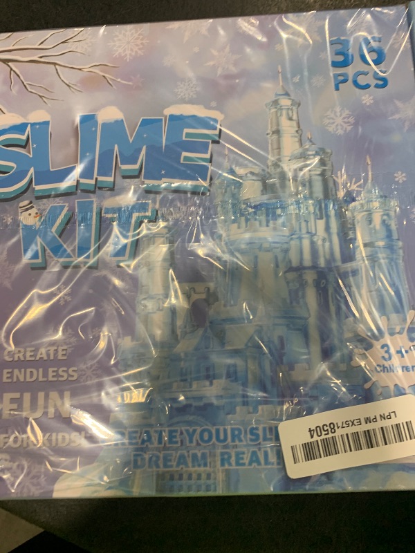 Photo 1 of 36 Pack Frozen Slime Party Favors for Kids Winter Snowflake Slime Putty Toys Christmas Easter Birthday Goodie Bag Stuffer Classroom Reward for Girls Boys Stretchy Non-Sticky Stress Relief