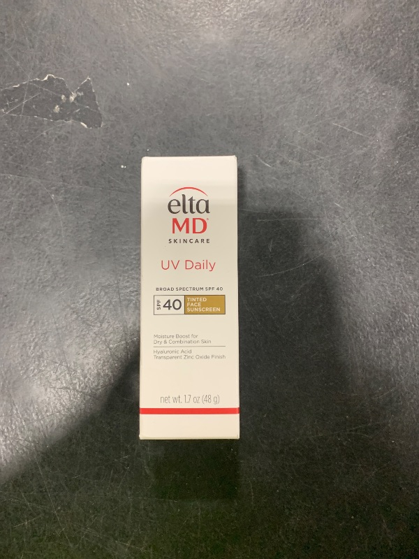 Photo 1 of EltaMD UV Daily Tinted SPF 40 Face Sunscreen Moisturizer with Zinc Oxide, Tinted Daily Face Moisturizer with SPF, Sunscreen for Dry Skin,1.7 oz Pump