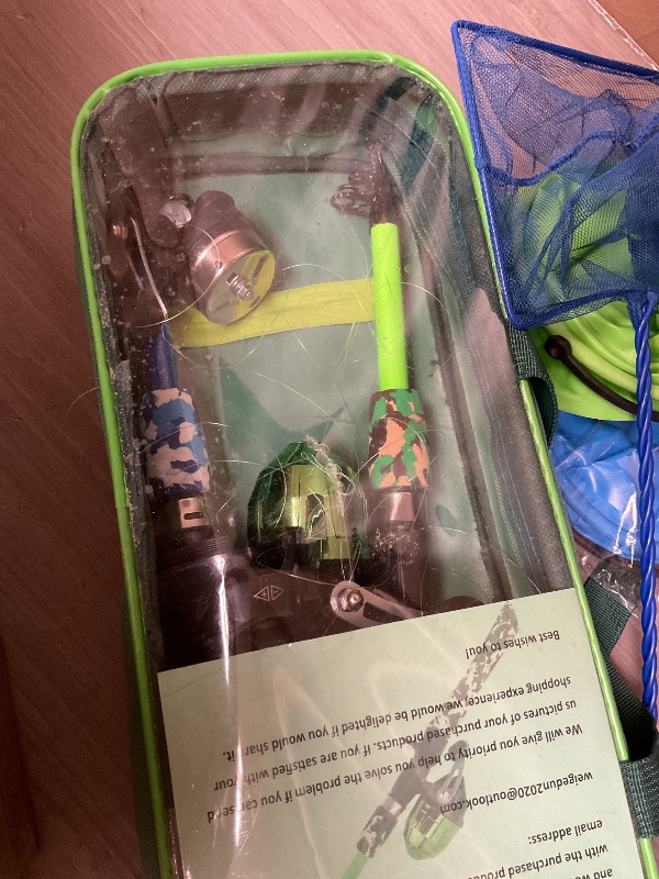 Photo 1 of WIDDEN 2 Pack Kids Fishing Pole, Portable Telescopic Kids Fishing Poles Set for Boys and Girls, Fishing Rod and Reel Combo Kit with Tackle Box, and Fishing Net, Best Fishing Pole for Toddler Youth