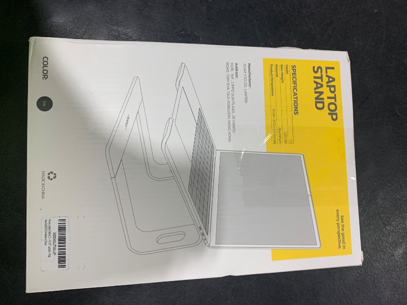 Photo 1 of Nulaxy C3 Fully Aluminum Detachable Laptop Stand, Ergonomic Computer Riser for Desk, Ventilated Cooling & Anti-Slip Design Notebook Stand Compatible with All 10-16" MacBook/Dell XPS/HP/Lenovo, (Gray)