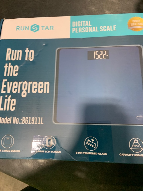 Photo 1 of 550lb Bathroom Digital Scale for Body Weight with Ultra-Wide Platform and Large LCD Display, Accurate High Precision Scale with Extra-High Capacity