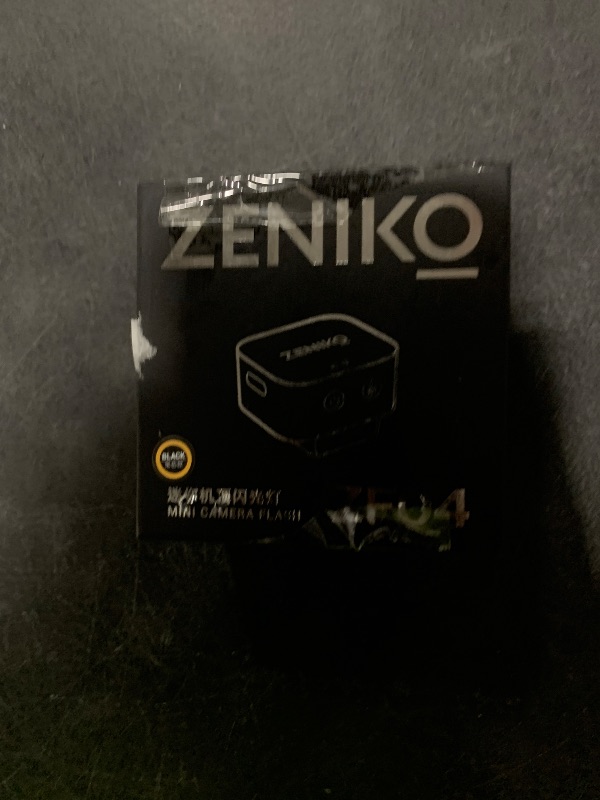 Photo 1 of Zeniko ZF04 Lightweight On-Camera Flash,Mini Flash Speedlite, CCT 6500K±200K,372 Full-Power Flash Light with Universal Hot Shoe Mount Fit for Canon, Nikon, Sony, Fuji,Leica Cameras (Black)
