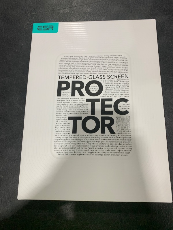 Photo 1 of ESR 2 Pack Paper-Feel Screen Protectors for iPad Air 11 Inch M3/M2 (7th/6th Generation, 2025/2024), Write and Draw Like on Paper, 9H Tempered Glass, Matte Writing Film with Alignment Frame, Anti-Glare