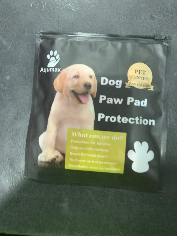 Photo 1 of Aqumax Dog Anti Slip Paw Grips Traction Pads,Dog Feet Stickers with Stronger Self-Adhesive Paw Pad Provide Traction for Senior, Injured Dogs,12 Sets (48 pcs) L Multicolor