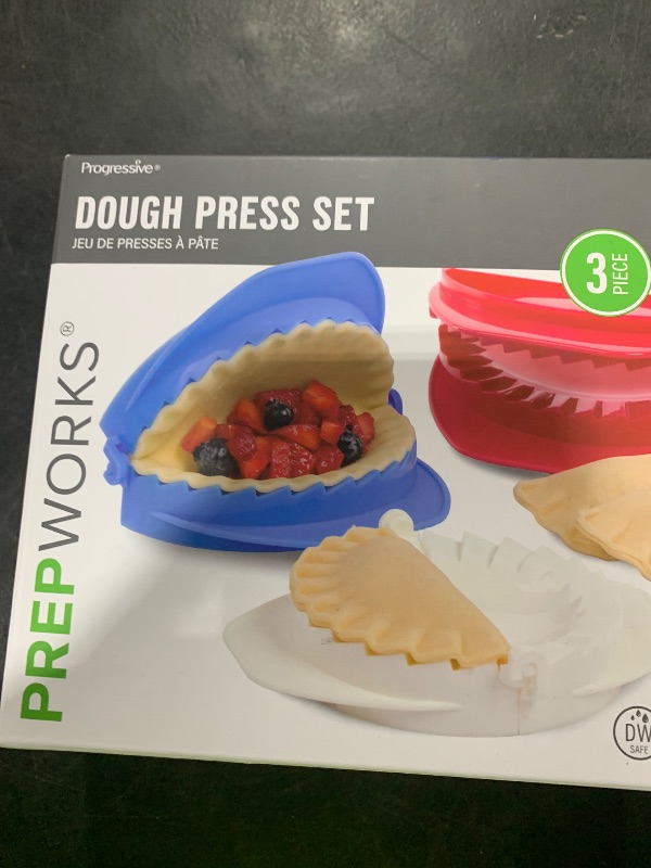 Photo 1 of PrepWorks 3pc Dough Press Set – Set of 3 Pie, Empanada, and Dumpling Presses, Easy-to-Use, Durable, BPA-Free