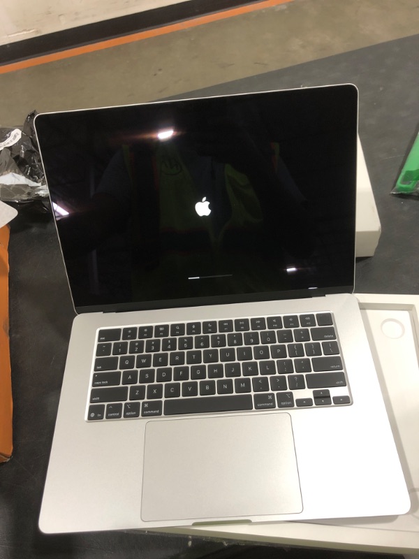 Photo 1 of Apple 2025 MacBook Air 15-inch Laptop with M4 chip: Built for Apple Intelligence, 15.3-inch Liquid Retina Display, 24GB Unified Memory, 512GB SSD Storage, 12MP Center Stage Camera, Touch ID; Silver