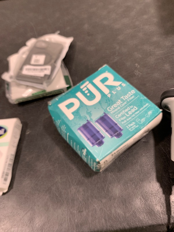 Photo 1 of PUR PLUS Faucet Mount Replacement Filter 2-Pack, Genuine PUR Filter, 3-in-1 Powerful, Natural Mineral Filtration, Lead Removal, 6-Month Value, Blue (RF99992)