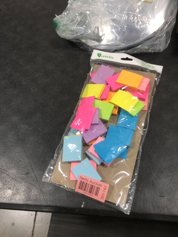 Photo 1 of (24 Pads) Sticky Notes 1.5x2 in, 8 Colors Post Self Sticky Notes Pad Its, Bright Post Stickies Colorful Sticky Notes for Office, Home, School, Meeting, 75 Sheets/pad