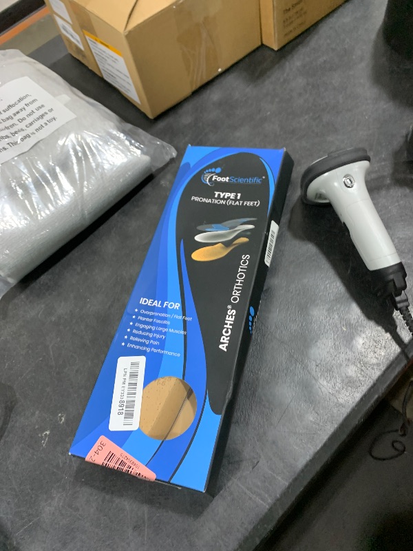 Photo 1 of FootScientific® Arches Type 3 (High Arch) Orthotic Shoe Insoles, Men's Size 10-10.5 / Women's Size 12-12.5