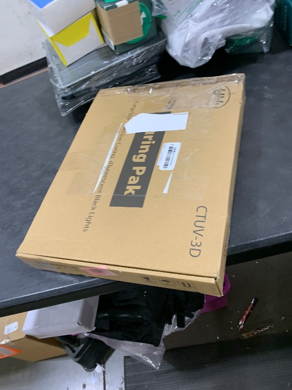 Photo 1 of Resin Curing Light Lamp for 3D Printer Large Size Cure Light Box for Machine 3D Printer Led Light 365nm Solidify Photosensitive Resin, 36L/9.5gal, 6w Bulb x3