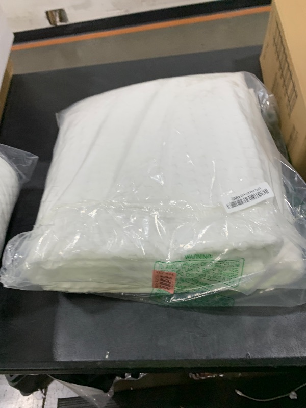 Photo 1 of Utopia Bedding White 100% Cotton Waffle Blanket 300 GSM [Big - 120x120 Inch] Soft Lightweight Breathable Bed Blanket for All Season