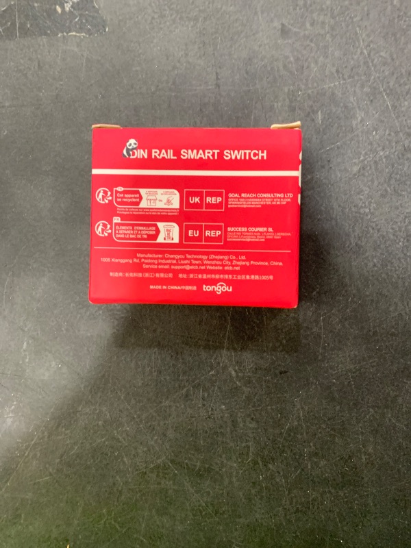 Photo 1 of TONGOU Smart Home DIN Rail WiFi Switch, 1P+N 1?63A, Over-Current Protection, Tuya/Smart Life Remote Control, Voice Control via Alexa &Google Assistant, Energy Monitor, Timer Functions, FCC Certified