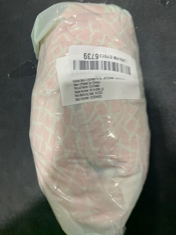 Photo 1 of Yoofoss Crib Sheets Girl 2 Pack, 52x28 Fitted Baby Crib Sheet Fits for Standard Crib and Toddler Mattress, Ultra Soft Breathable Microfiber Pink Floral