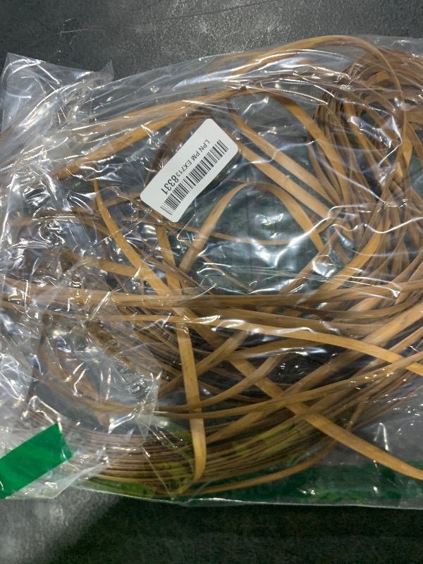 Photo 1 of Feyart 40m/131ft 7mm Light Wood Wicker Repair Kit, PE Rattan Repair Kit for Wicker Chair Fixing, Patio Furniture Repair