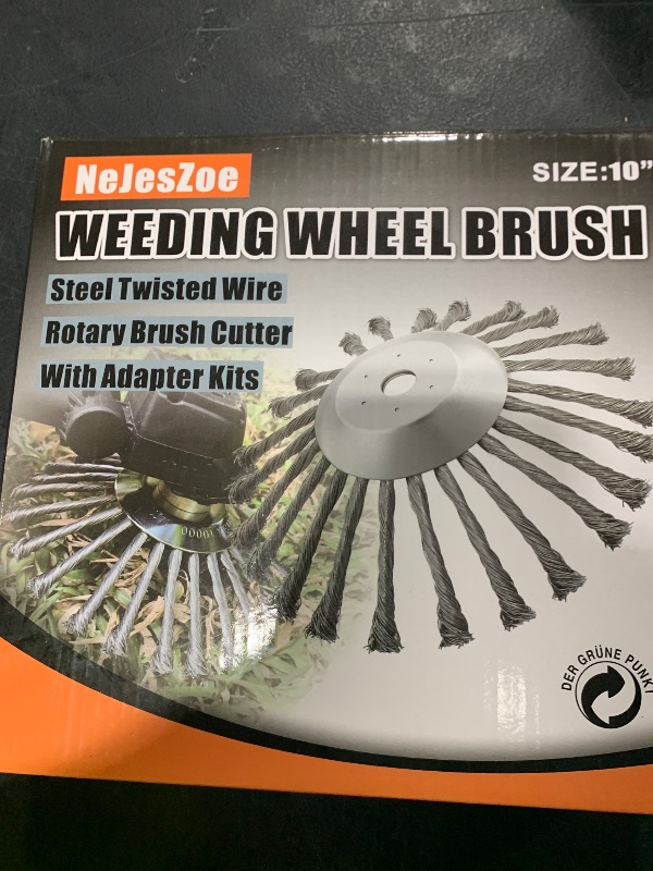 Photo 1 of NeJesZoe 10 inch Unbreakable Steel Wire Weed Brush Cutter Trimmer Head,Lightweight Wired Trimmer Blade for Weed Trimmer,Wired Weed Trimmer Attachments Head (Adapters not Included)