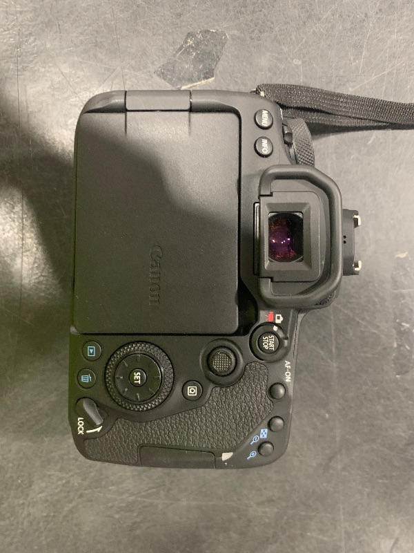 Photo 1 of CANON - EOS 90D 343055002256 Megapixel, 4K UHD Video DSLR Camera ( BODY ONLY) with battery charger


