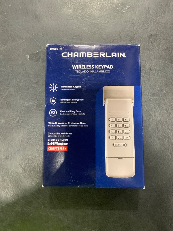 Photo 1 of Chamberlain 940EV-P2 Keyless Garage Door Access System - Quantity 1