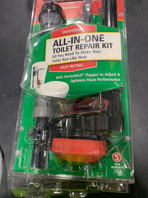 Photo 1 of Fluidmaster 400AKR Universal All in One Toilet Repair Kit for 2-Inch Flush Valves, Easy Install