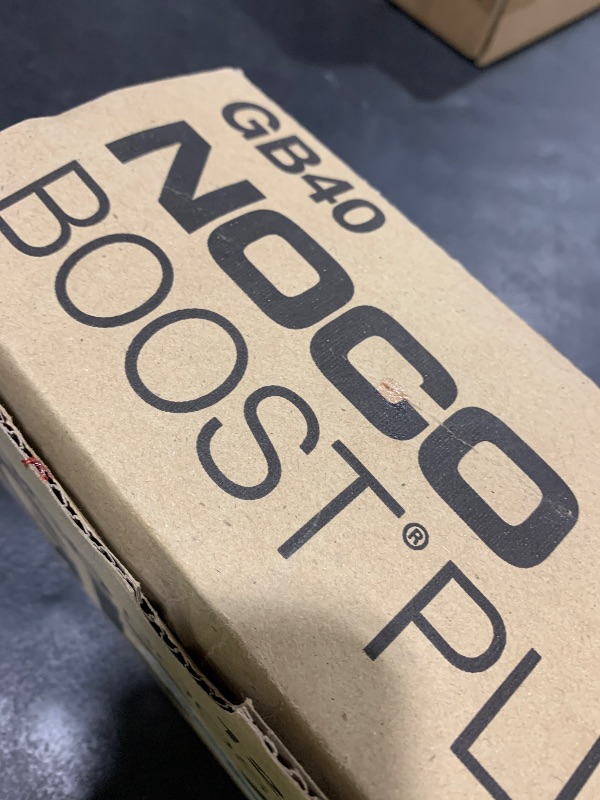 Photo 1 of NOCO Boost GB40: 1000A UltraSafe Jump Starter – 12V Lithium Battery Booster Pack, Portable Jump Box, Power Bank & Jumper Cables - for 6.0L Gas and 3.0L Diesel Engines
