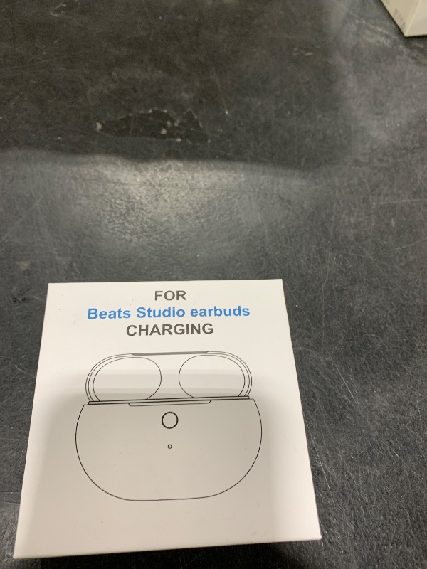 Photo 1 of Jinstyles Charging Case Compatible for Beats Studio Buds - Charger Case Replacement Support to Bluetooth Pairing Sync Button, 660mAh Built-in Battery, Not Include Earbud