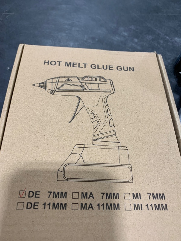 Photo 1 of Mini Size Cordless Hot Glue Gun Compatible with DeWalt 20V Battery (Battery NOT included), Handheld Wireless Powered Glue Gun Kit with 30PCS 0.27“ Glue Sticks for Arts Crafts DIY Quick Home Repairs