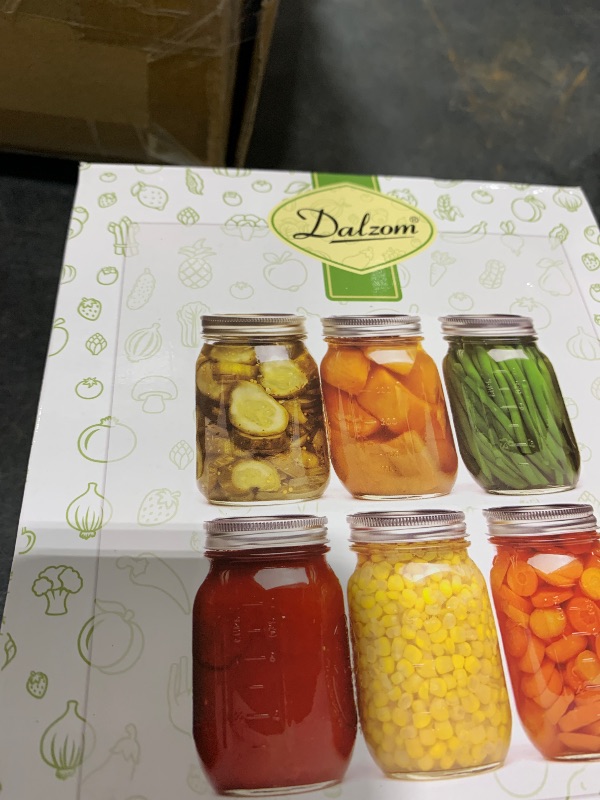 Photo 1 of Dalzom® 48Pcs Canning Lids with Rings Regular Mouth, Premium Mason Jar Lids with Bands/Rings for Ball, Kerr Jars - Food Grade Material, 100% Fit & Airtight for Regular Mouth Mason Jars