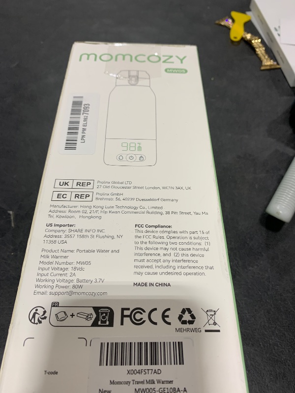 Photo 1 of Momcozy Portable Milk Warmer for Travel – Dual Heating Modes for Breast Milk & Water, Portable Bottle Warmer with Fast Heating & Long Battery Life, 17 Ounces Large Capacity to Meet Your All-Day Needs