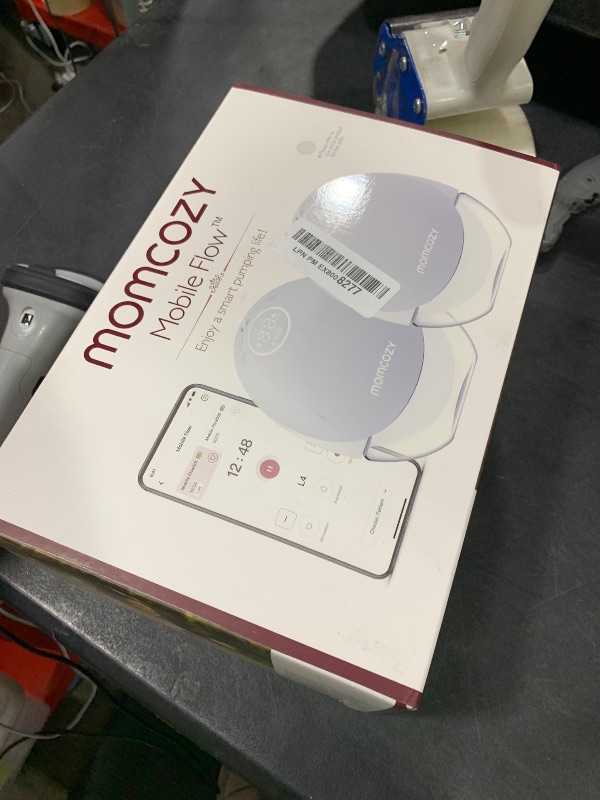 Photo 1 of Momcozy Breast Pump Hands Free Upgraded Mobile Flow | M9, App Discreet Control with Personalized Multi-Modes & 15 Levels, Wearable Breast Pump 24mm, 2 Pack Gray