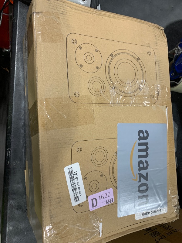 Photo 1 of Saiyin Bluetooth Bookshelf Speakers, 40W X 2 Powered TV Speakers with 4 Inch Woofer, Turntable Speakers with Optical/AUX Input/Subwoofer Line Out for PC and TVs