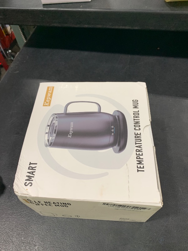 Photo 1 of Kepwam Heated Coffee Mug T2-Plus, 20oz Leading Large Capacity Self Heating Coffee Mug, Up to 8 Hrs Battery & Hot Up to 149?, Smart Coffee Mug for Women, Men