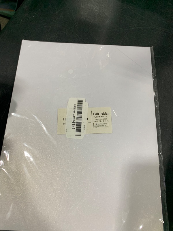 Photo 1 of Silunkia 120 Sheets Cream Cardstock 8.5 x 11 Off White Paper, 92lb Ivory Card stock Printer Paper for DIY Cards, Menus, Business Cards, Certificates, Invitations
