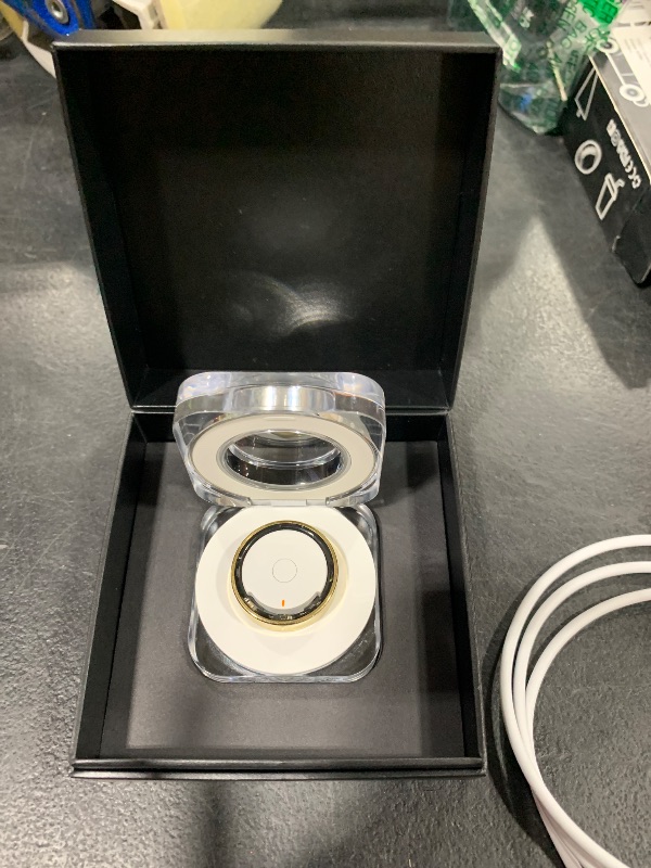Photo 1 of Samsung Galaxy Ring, AI Smart Ring, Size First w/Sizing Kit, No App Subscription, Fitness Monitor, Sleep Tracker, Up to 7-Day Battery, Size 13, Titanium Gold [US Version, 1Yr Manufacturer Warranty]
