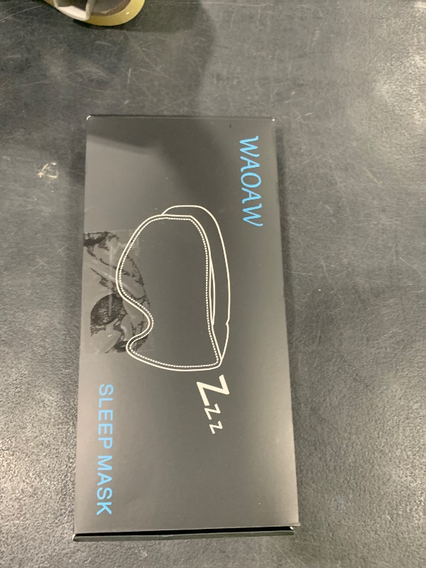 Photo 1 of WAOAW Sleep Mask for Men Women: Blackout Eye Masks for Sleep - 3D Breathable Soft Comfortable Eye Mask for Travel - Adjustable Light Blocking Night Masks for Sleeping