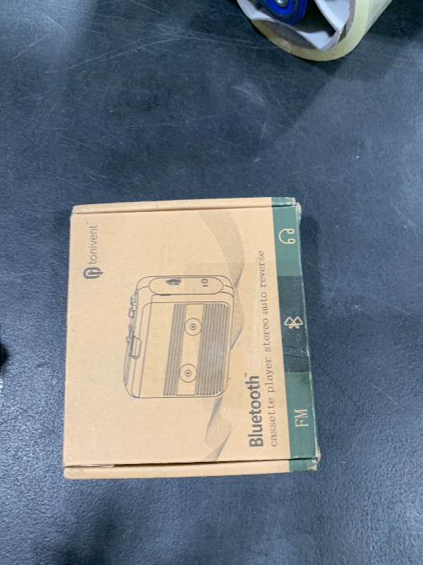Photo 1 of 214 Bluetooth Cassette Player, Portable Cassette Player with Headphone, Battery or USB Power Supply, with AutoReverse Function(Black)