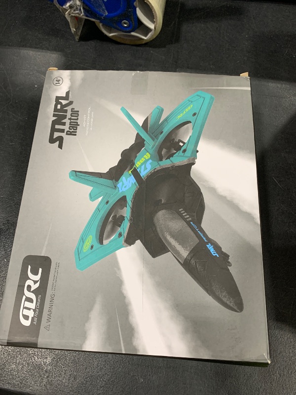 Photo 1 of 4DRC V17 Foam Remote Control Airplanes Rc Planes for Kids Adults 4-7 8-16, Remote Control Planes Fighter Jet with Light, 360° Flip Fighter Jet Toy, Gravity Sensing, Stunt Roll, Gifts for Kids Boys