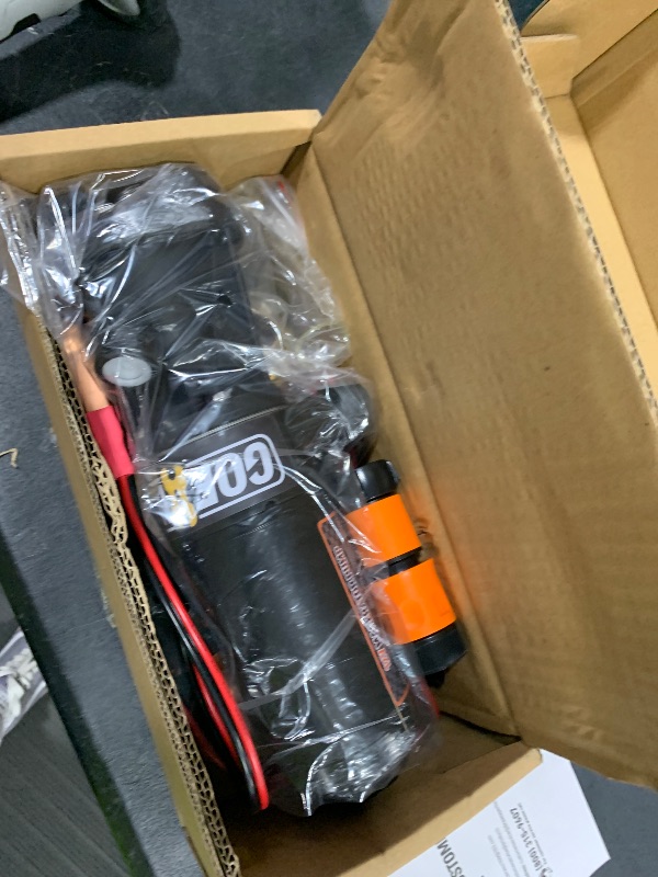 Photo 1 of 12V RV Portable Macerator Waste Pump for Sewage, 12GPM Suction 3.2 feet Lift 10 feet, Complete RV Macerator Pump Kit for Right Out of Box