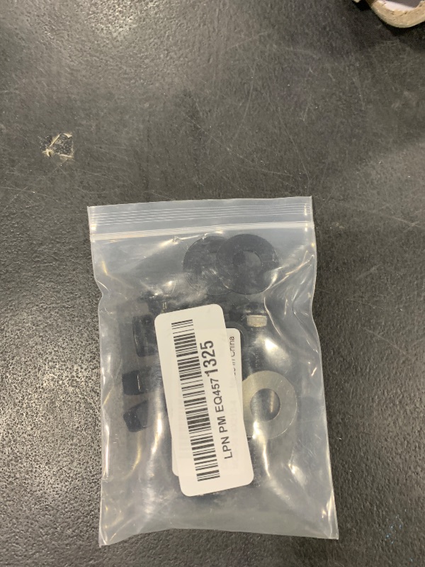 Photo 1 of 3/8-16 x 2-1/2" Carriage Bolt Kit, Stainless Steel 304 Carriage Bolts Screws with Hex Nuts & Flat Washers, Round Head Square Neck, Full Thread, Black Finish, 4 Sets