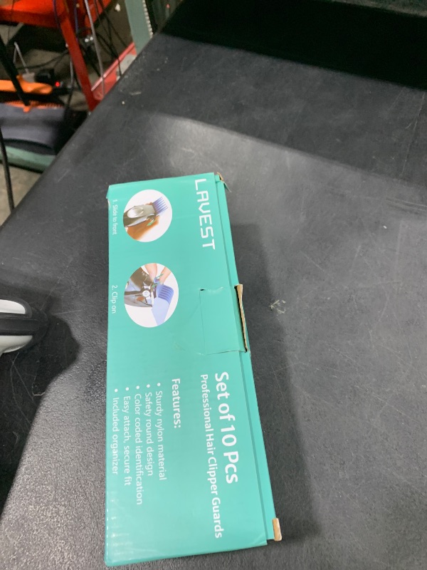 Photo 1 of 10 Professional Hair Clipper Guards Cutting Guides Compatible with Most Wahl Clippers with Organizer, Color Coded Clipper Combs Replacement - 1/16" to 1"